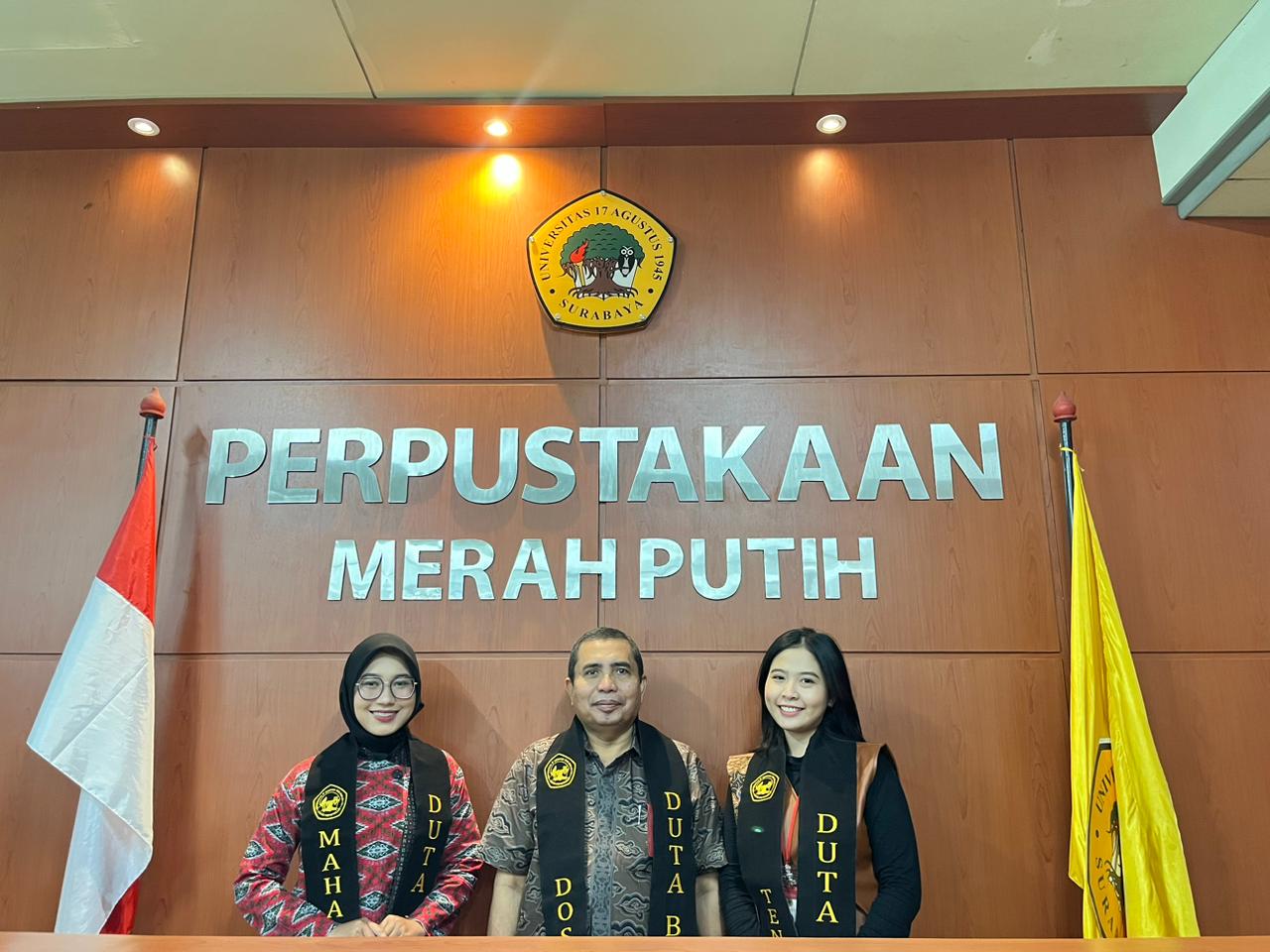 Terpilih! Badan Perpustakaan Untag Surabaya Kukuhkan Duta Baca Periode 2025-2026 sebagai Jembatan Literasi Kampus