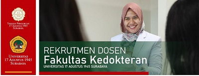 Rekrutmen bagi calon dosen Fakultas Kedokteran Untag Surabaya